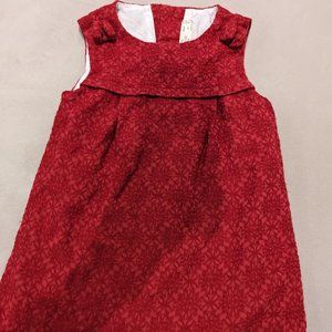 Red short sleeve dress